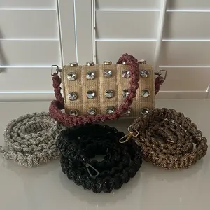 Rhinestone Purse Straps (bags NOT included)