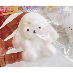 Cute Bagged Animal Squishy Toy, Plush Stress Relief Toy with Squeezing Function, Perfect for Play and Relaxation, Ideal Gift for Back-To-School, Adult Office Stress Relief Item