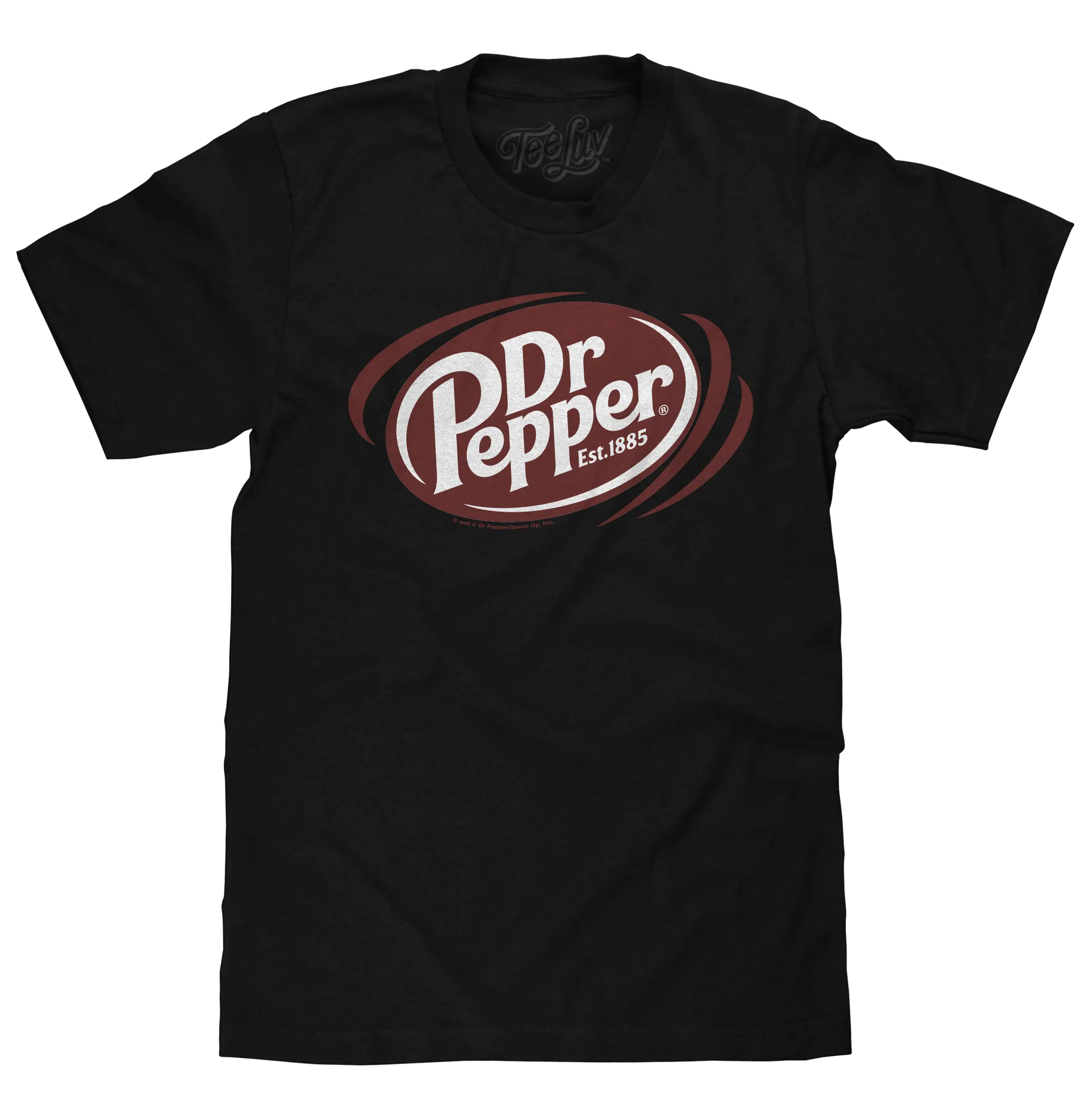Dr Pepper Est 1885 Soda Pop Logo T-Shirt - Black