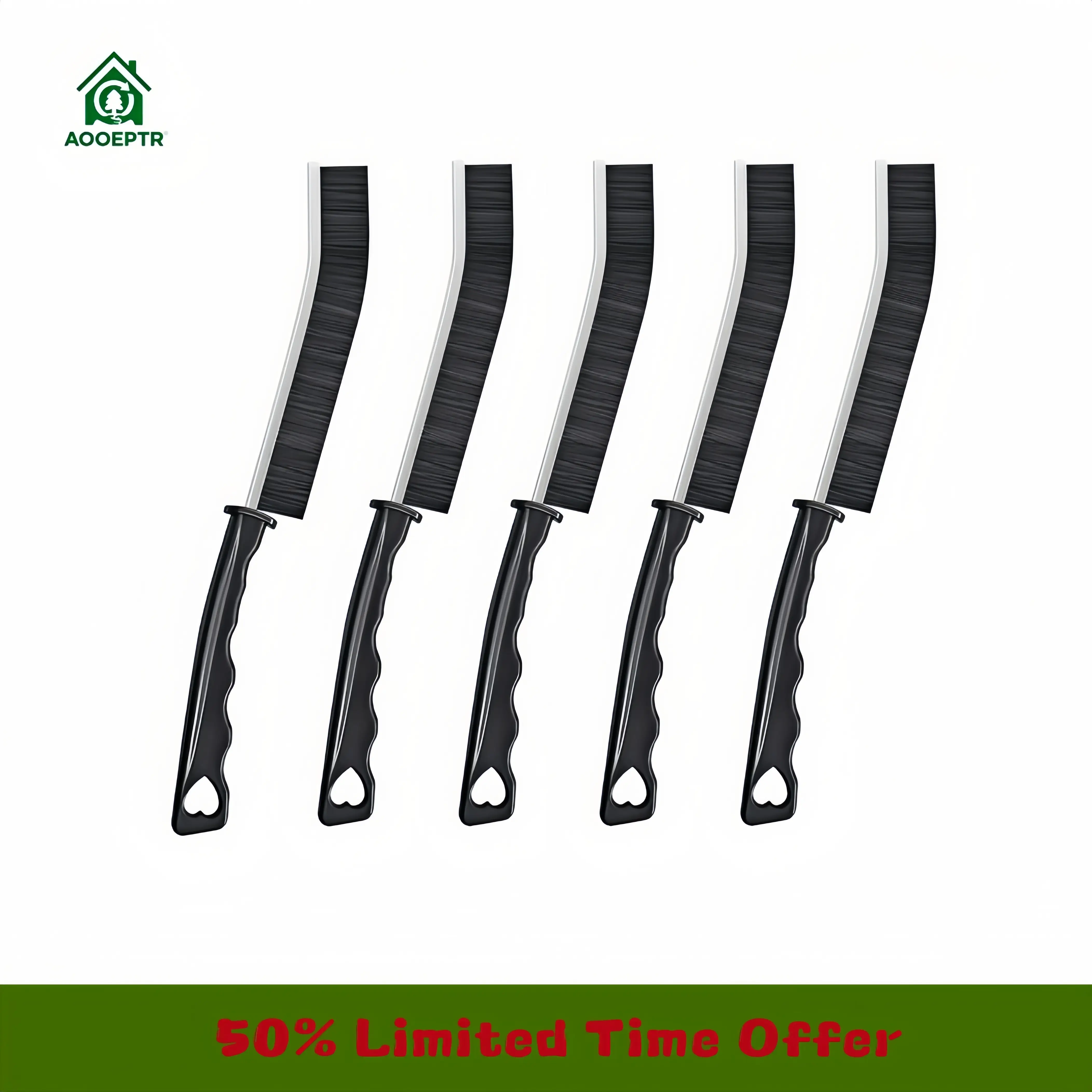 5 Pcs Crevice Cleaning brush，Hard Bristle Gap Brush，for Bathroom Household Kitchen Tiles Window Crevice Cleaning，Spring Cleaning Tool