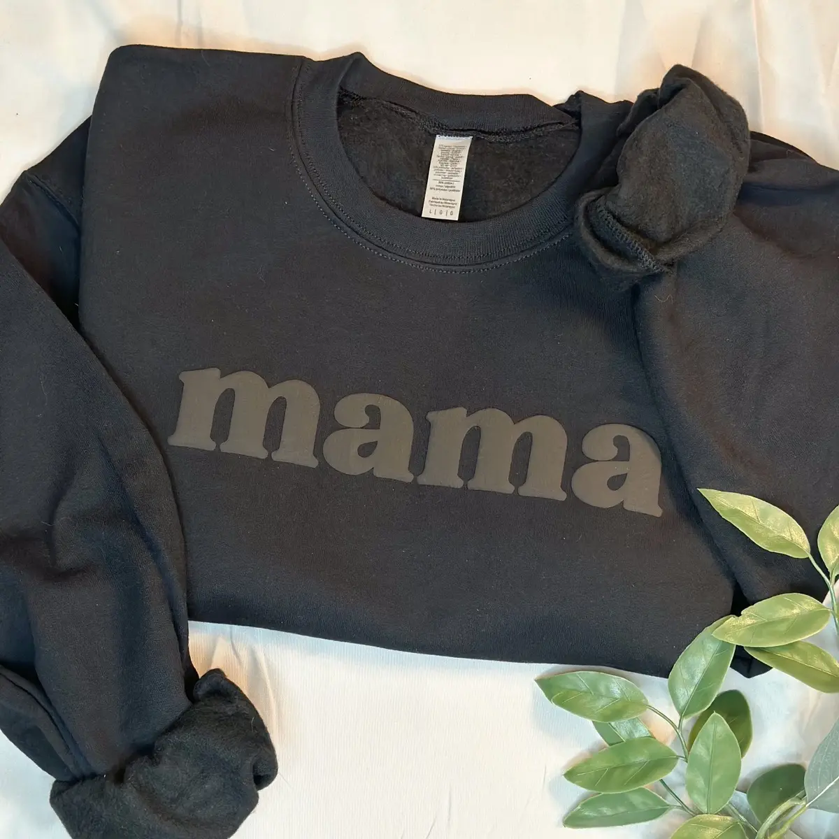 Mama puff vinyl crewneck