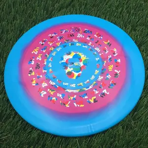 Dynamic Discs Fuzion Orbit Eye Maverick with Zach Melton Crazy Hair ZM Spiral Team Series 2023 Stamp - 176.0g - Light Blue
