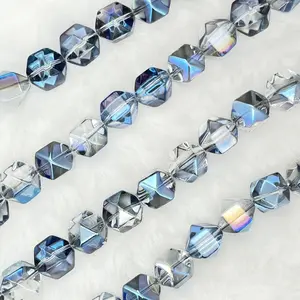 【CR】【Faceted Rhombus】11mm  Crystal Beads Strand for DIY Jewelry Making