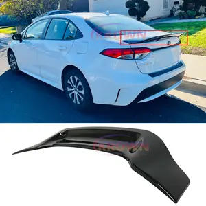 FITS 2020-2026 TOYOTA COROLLA SEDAN GLOSSY BLACK HIGH KICK STYLE TRUNK SPOILER WING