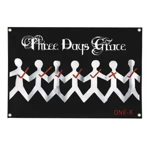 Tapestry  Vintage Three Music Days Grace Band One-X Art Flag Wall Hanging Decoration Wall Flag Tapestry