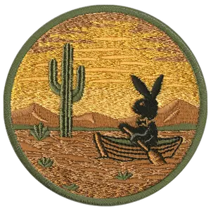 VX-9 Desert Bunny Embroidered Patch
