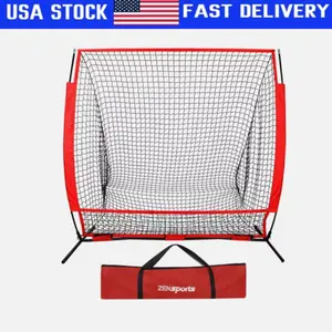 5'x5' Portable Baseball Net Softball Practice Batting Training Net w/ Bag