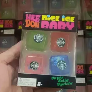 NeeDoh Nice Ice Baby 4 pack, Nee Doh Starbucks