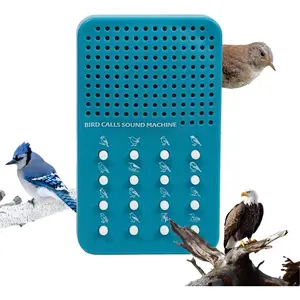 Bird Caller Noisemaker with 16 Bird Calls Whistles Electronic Sound Maker Bird Watching Themed Sound Effects Board Gift for Boyfriends Husband Bird Watchers
