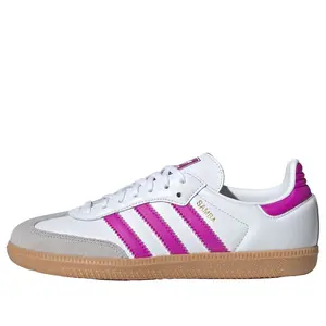 (GS) adidas Samba OG 'White Purple Gum' IH2873