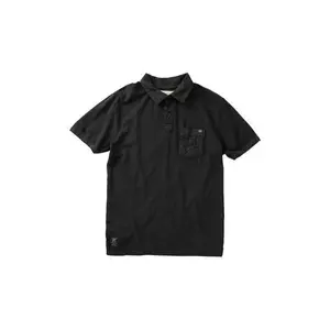 Grey Pique Polo Shirt