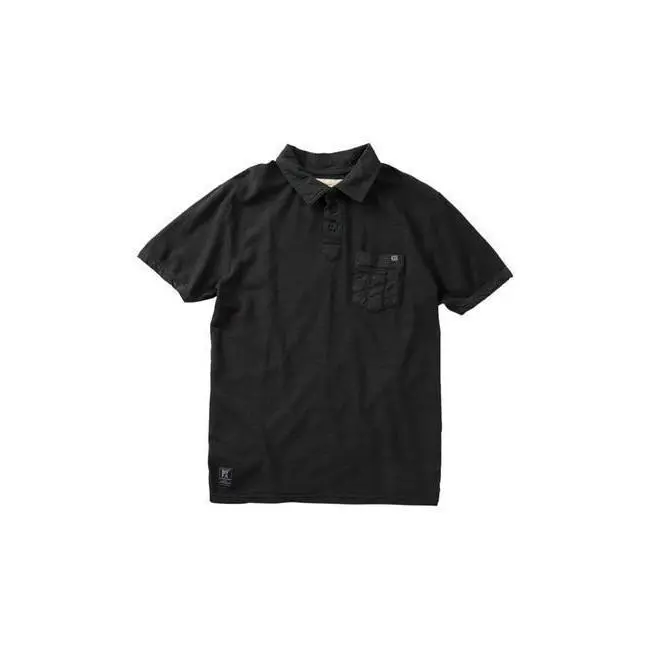 Grey Pique Polo Shirt
