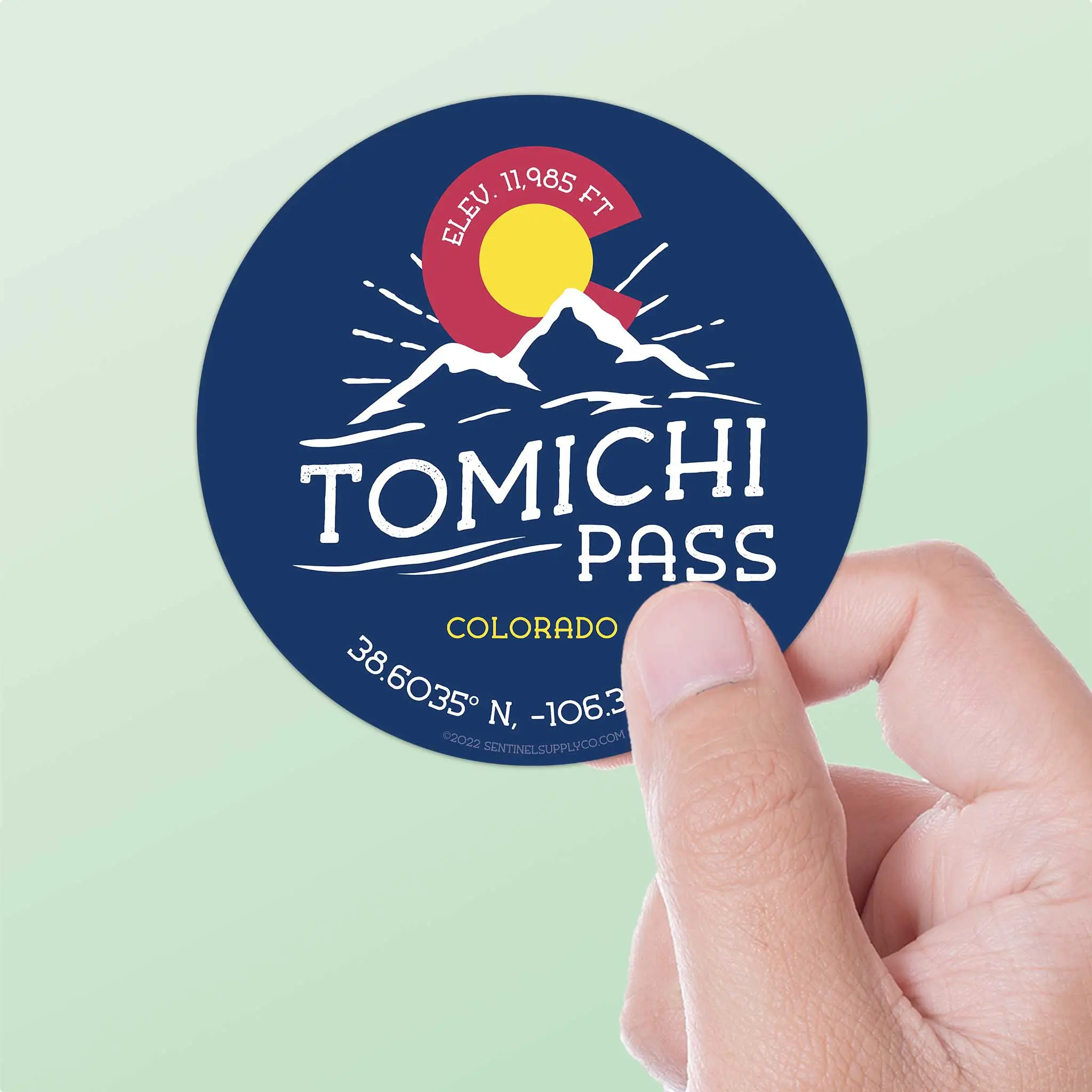 Tomichi Pass Colorado Stickers