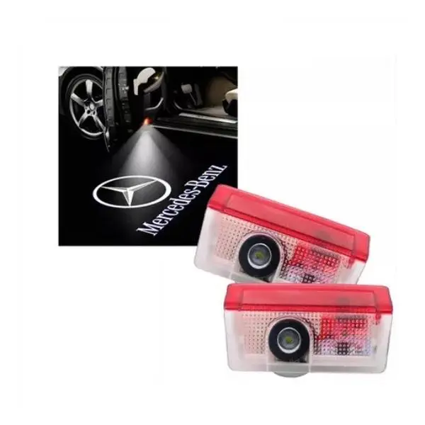 Generic LED Door Courtesy Logo Light Ghost Shadow Laser Projector, 1 Pack (2 Pieces) for Mercedes-Benz