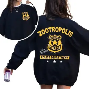 Two Sided Police Department Badge Shirt, Family Trip