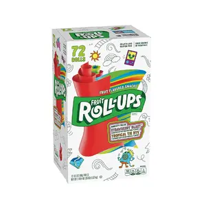 Fruit Roll Ups Variety Pack 72 ct. - Sweet, Soft and Chewy Roll Up Candy with Strawberry and Tropical Fruit Flavor - 72 Count Pack Snack Bonbon