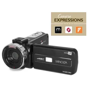 Minolta MN4K35NV 4K Ultra Camcorder w/ Accessories