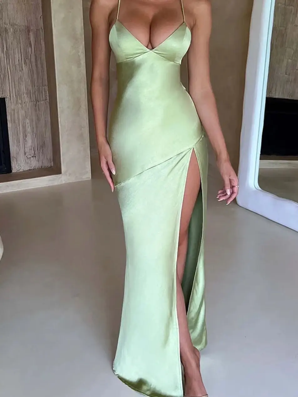 MEG MAXI DRESS - SAGE
