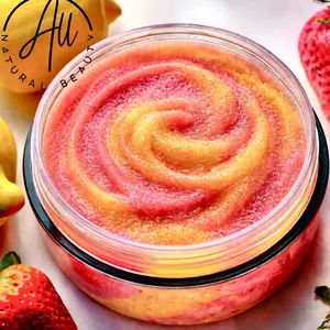 All Natural Beauty Whipped Strawberry Lemonade Sugar Scrub - Exfoliation