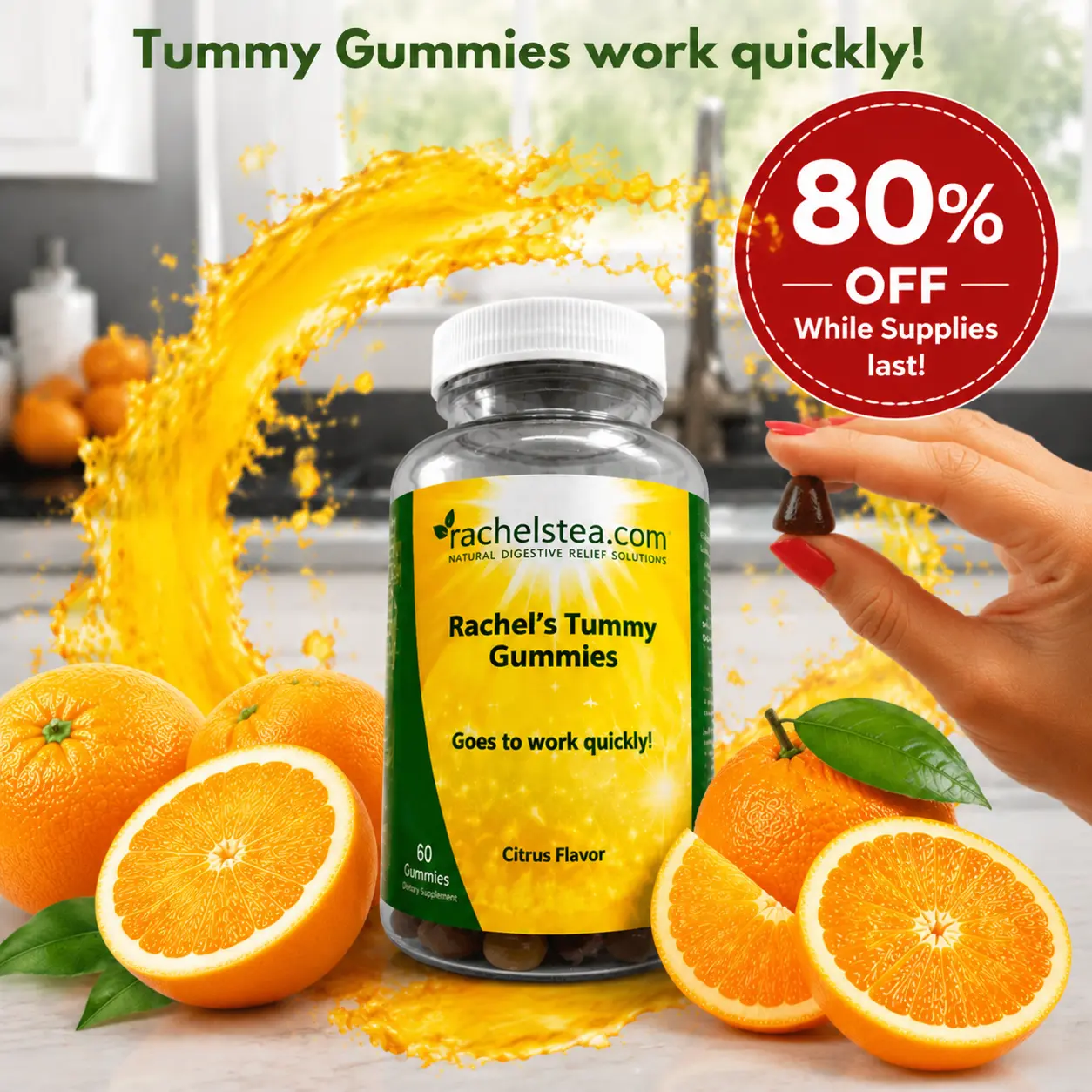 Rachel’s Tummy Gummies | Digestive Gummies for Gut Health & Bloating