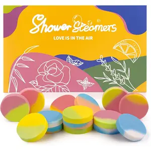 Shower Steamers Multi-Quantity Packed Women/Men Gift Set Aromatic Shower Bombs, Individually Wrapped Tablets for Mother's Day & Anniversaries (15pcs)