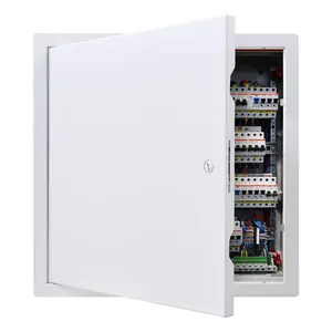 VEVOR Access Panel for Drywall, 15.2 x 15.2 in Galvanized Steel Access Door, Easy Install Hinged Service Panel with Screwdriver Latch, for Ceiling Plumbing Electrical, 14.4 x 14.4 in Cutout Size Whit