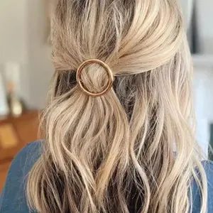 Elegant Round Hair Clip, Durable & Stylish Hair Accessory for Everyday Wear, Fashion Hair Accessories for Women & Girls