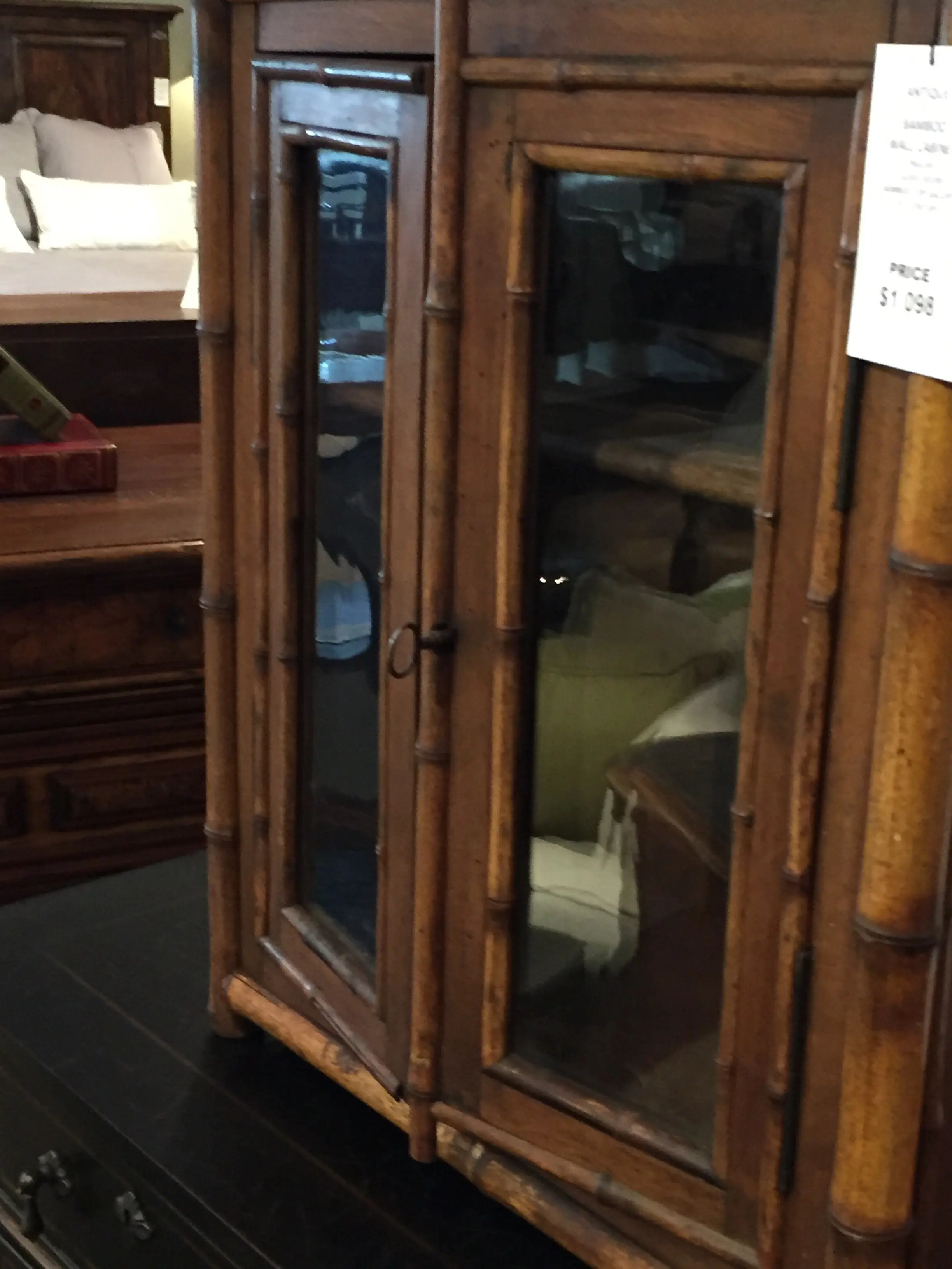 Bamboo Wall Cabinet