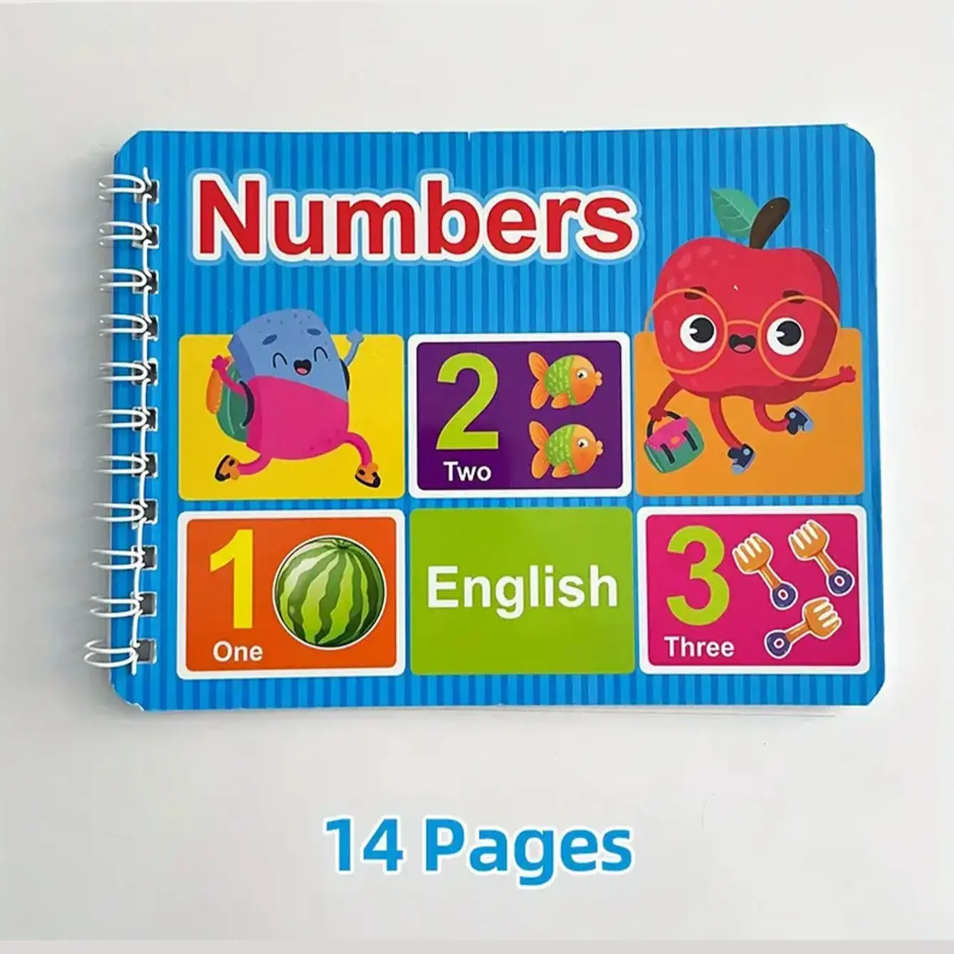 Interactive Abcs & 123s Learning Book and Flashcard Set, ABC Flashcards Learning Alphabet for Toddlers, Word Cards, Includes Matching Game and Voice Practice, Colorful Flashcards with Audio Options, Vocabulary Flashcards, English Cards, Study Cards