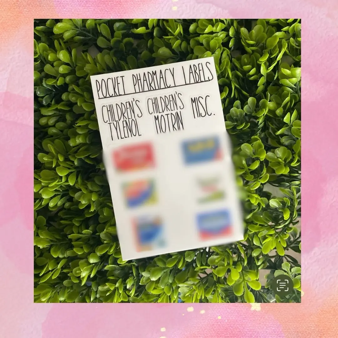 Custom Pocket Pharmacy Labels - Personalized Labels for Your Pocket Pharmacy Needs