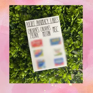 Custom Pocket Pharmacy Labels - Personalized Labels for Your Pocket Pharmacy Needs