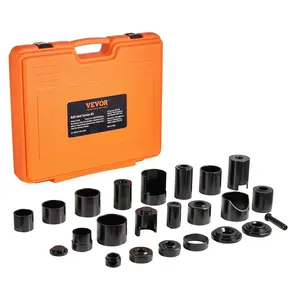 VEVOR Ball Joint Press Kit, TikTokShopBlackFriday, 25 pcsTool Kit, C-press Ball joint Remove and Install Tools, for Most 2WD and 4WD Cars, Heavy Duty Ball Joint Repair Kit for Automotive Repairing