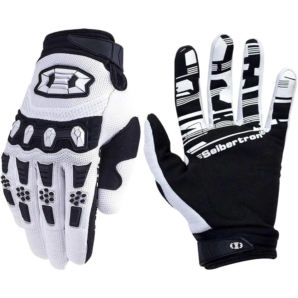 Unisex Touch Recognition Full Finger Gloves - Racing Gloves for BMX, Motorcycle & Off-Road Sports