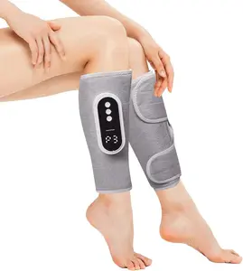 Leg Massager for Circulation and Pain Relief, Calf Air Compression Massager with Heat, Leg Massager with 3 Intensities, 3 Modes, Easy to use, Muscle Relaxation, Healthcare, Gifts (Pair)
