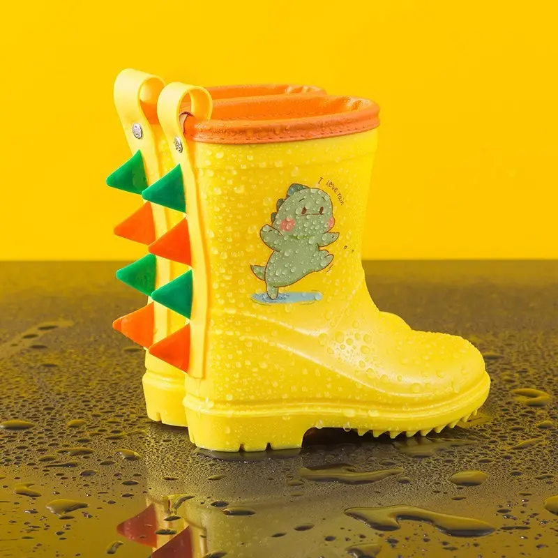 Yellow Dragon Little Treasure Rain Shoes
