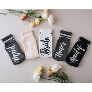 Bridal Party Cotton Socks