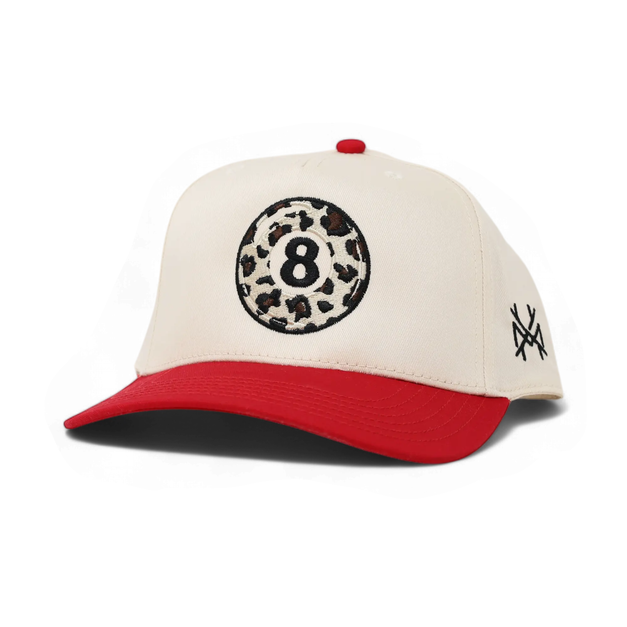 Lucky Leopard (Leopard 8 Ball) Premium Trucker Snapback Hat