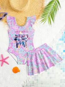 Women's Boho Style Slim-Fitting Two-Piece Set, All-Over Printed Design, Perfect for Casual Wear & Daily