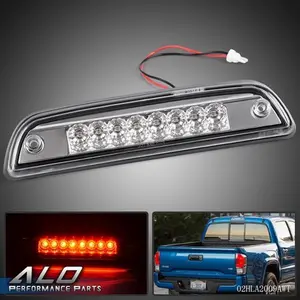 Fit For Toyota Tacoma 1995-2017 Clear LED 3rd Third Rear Brake Light Cargo Lamp