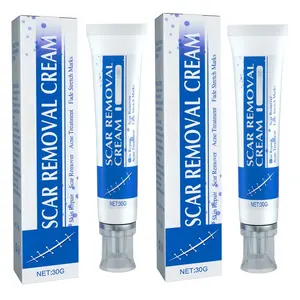 2 Pack Scar Cream,Silicone Scar Gel,Scar Removal Cream,Scar Silicone Gel,Scar Gel,Scar Cream for Surgical Scars and Keloid Bump