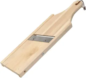 IMUSA USA Wood Plantain Slicer "Mariquitera", 13.8 x 4 x 1 inches