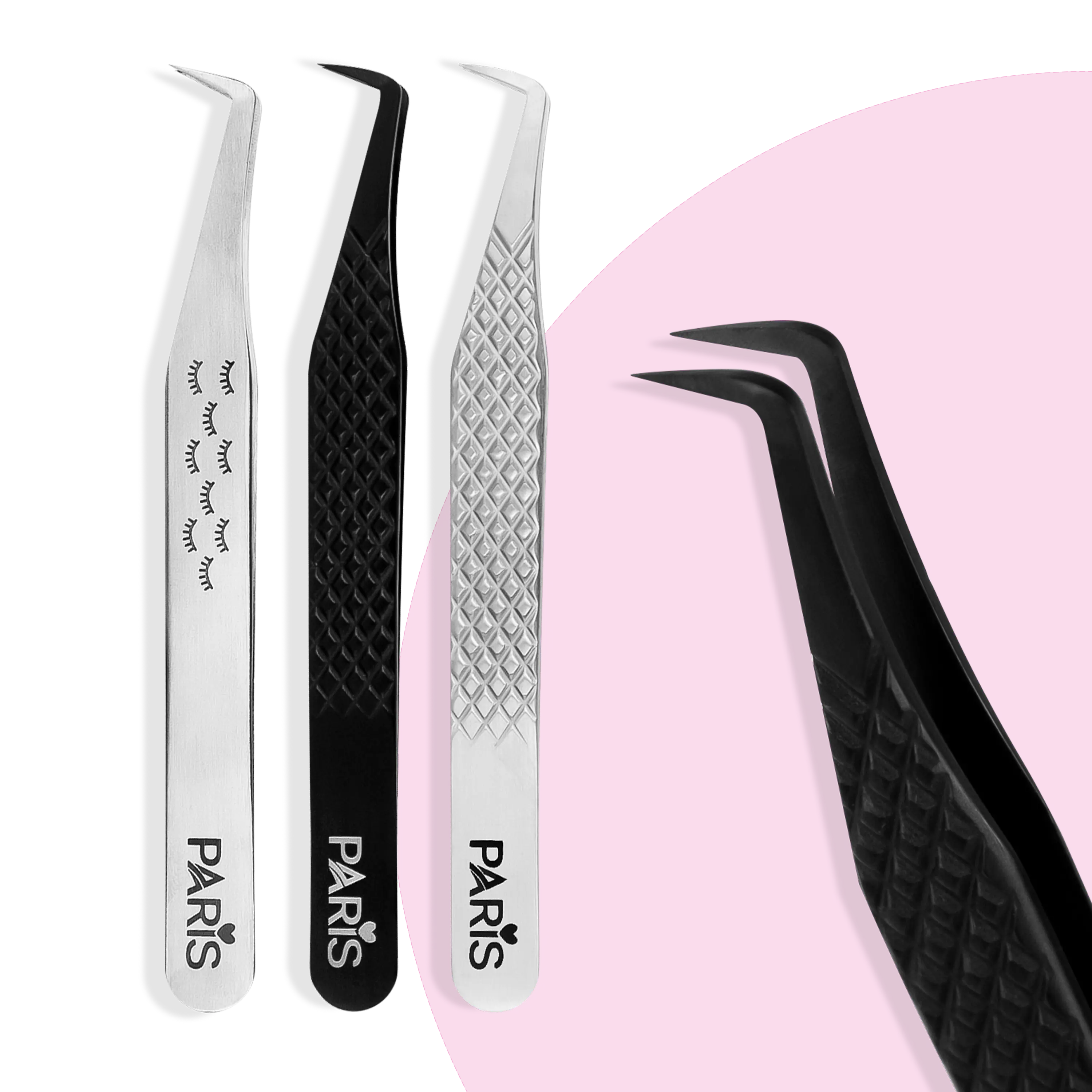 PLA P10 - 90 Degree Boot Tweezer | Eyelash Extension Tweezer