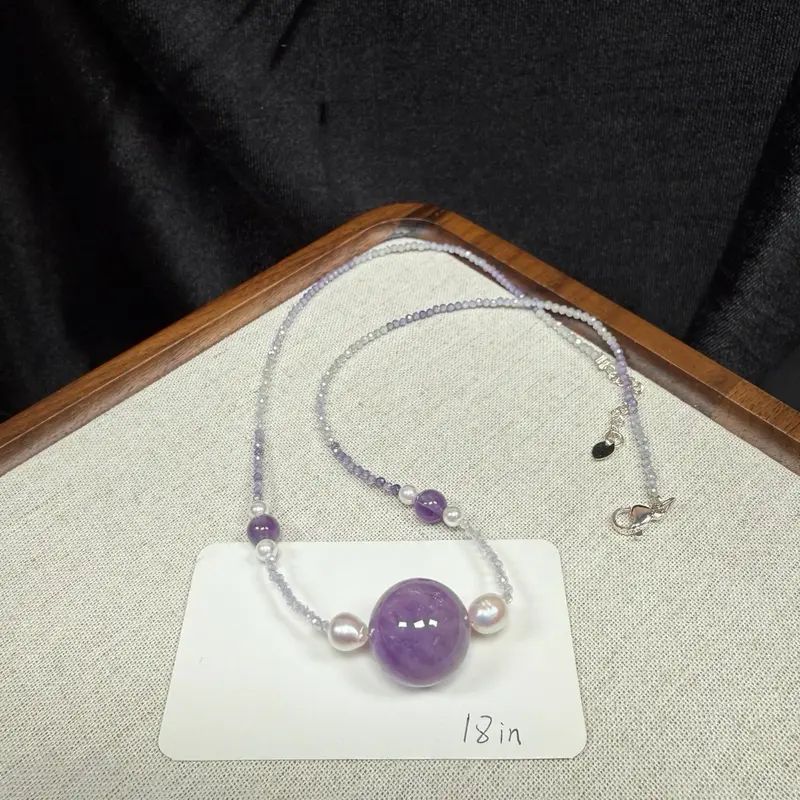 L. Natural Crystal Bracelets & Beads