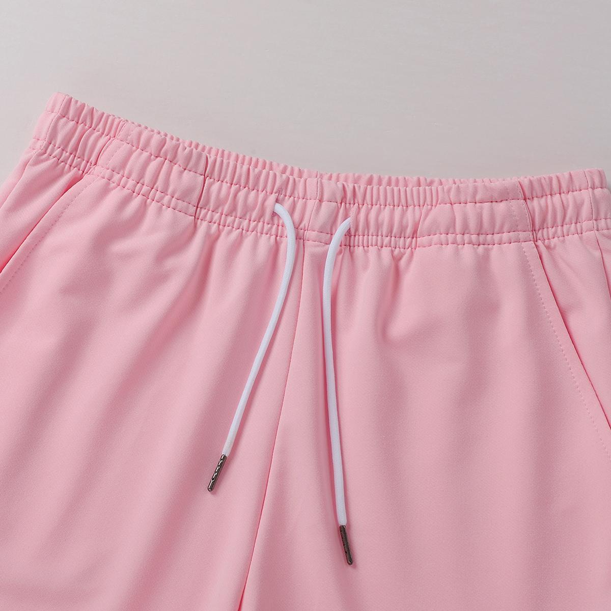 4-piece set: women’s shorts outfit, soft shorts with pockets, suitable for everyday workouts and casual outdoor activities; women’s shorts, summer bottoms