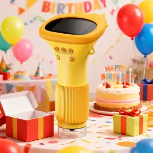 Children's microscope, handheld digital microscope with 2-inch high-definition IPS screen, portable mini camera for exploring nature, science education toy, birthday gift for boys and girls aged 3-12, Christmas gift
