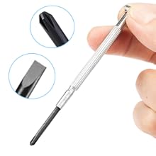 11 Pcs Small Precision Screwdriver Set, Tiny Screwdriver Set, Mini Screw Driver Kit with Slotted and Phillips Heads, Ideal for Watch, Eyeglasses, Toys, Electronics, Computer Repair