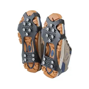 Summit Spikes Pro 5 to 10 Tooth Crampons for Children and Adults on Ice and Snow