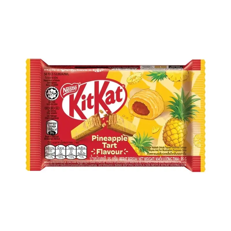 Kitkat Pineapple Tart Flavor  Tangy
