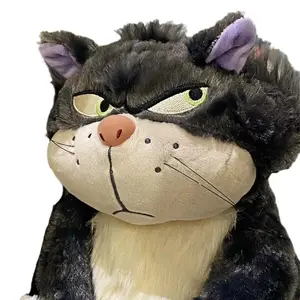 Lucifer Cat Plush Doll Fluffy Design for Girls Birthday Gift Unique Features
