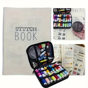 Beginner Sewing Book + Sewing Tools, Embroidery Book, Creative Mini Sewing Book, Portable Mini Sewing Set, Perfect Gift for DIY Enthusiasts